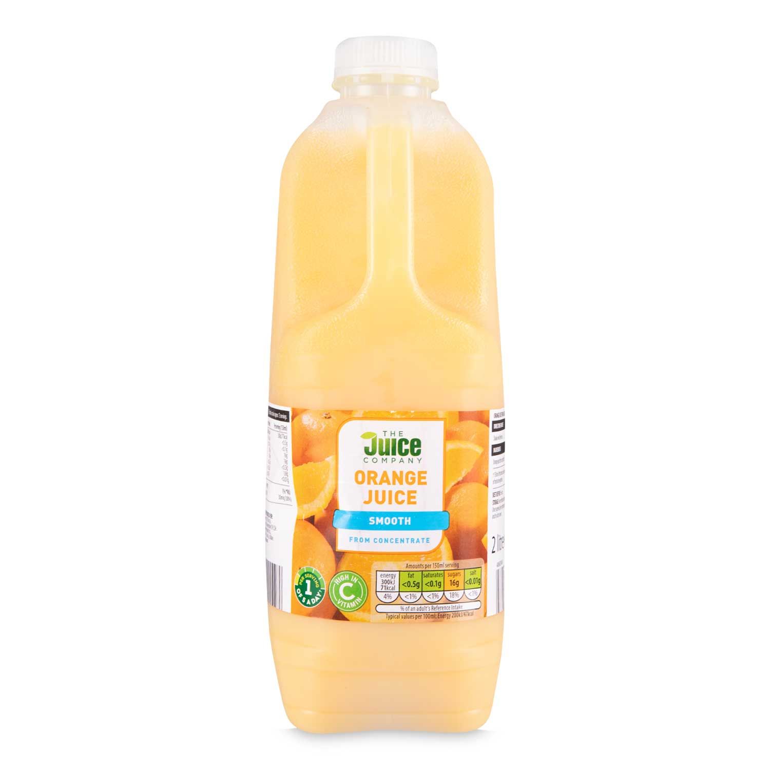 Orange Juice From Concentrate Smooth 2l The Juice Company